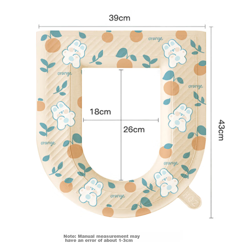 JAJALIN Waterproof Toilet Seat Cover, EVA Toilet Seat Pad, Warm in Winter, Suita...