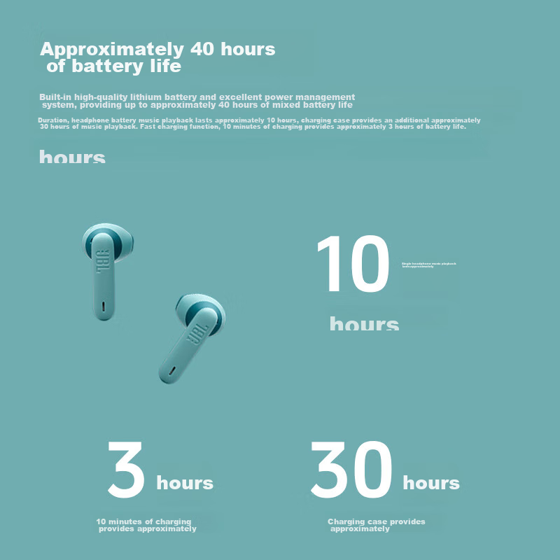 JBL WAVE FLEX 2 True Wireless Bluetooth Earphones, Semi-In Music Earphones, Call...