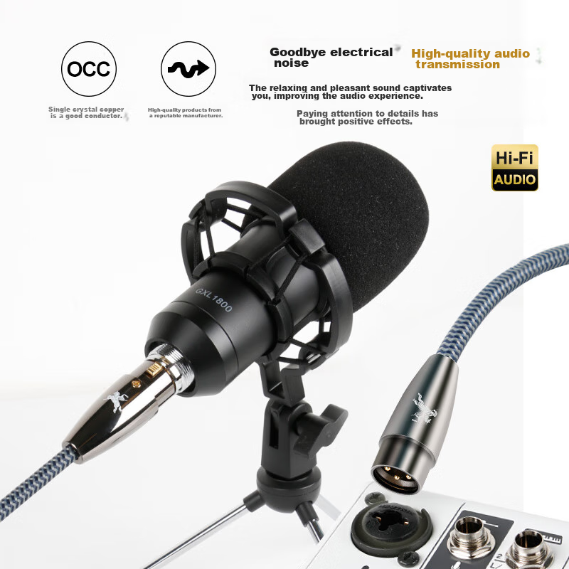 IMPETO Fever-Grade XLR Microphone Cable, Anti-Interference, Male to Female Audio...