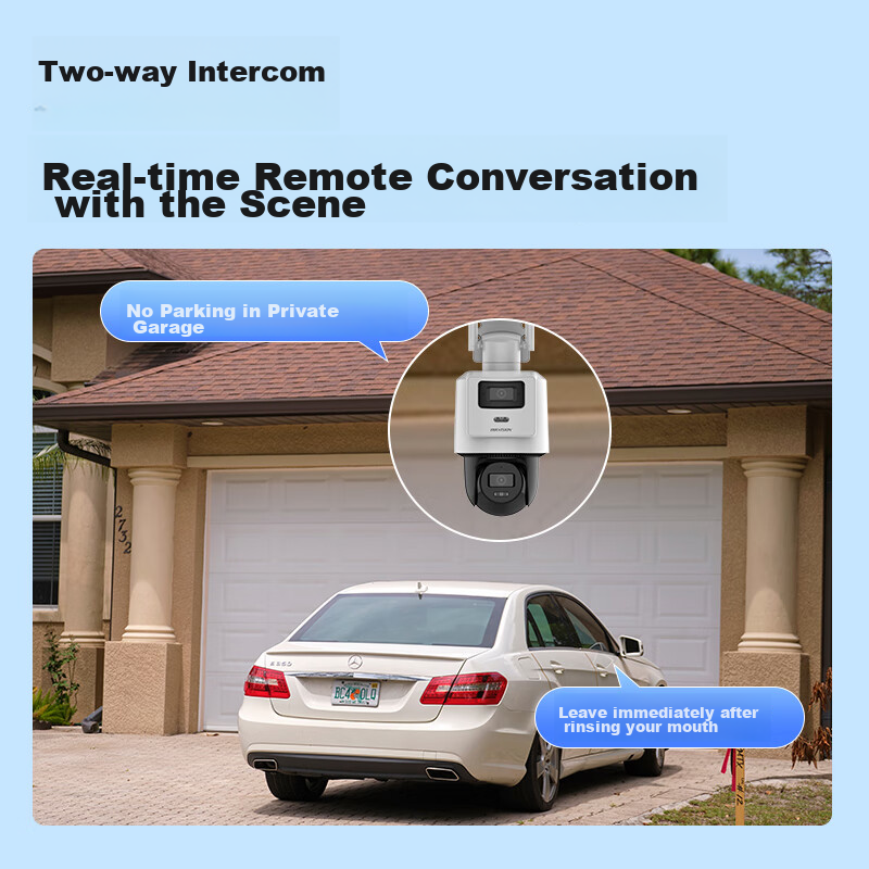 HIKVISION Wireless Dual Camera, Outdoor WiFi Pan-Tilt, 360-Degree Coverage, Full...
