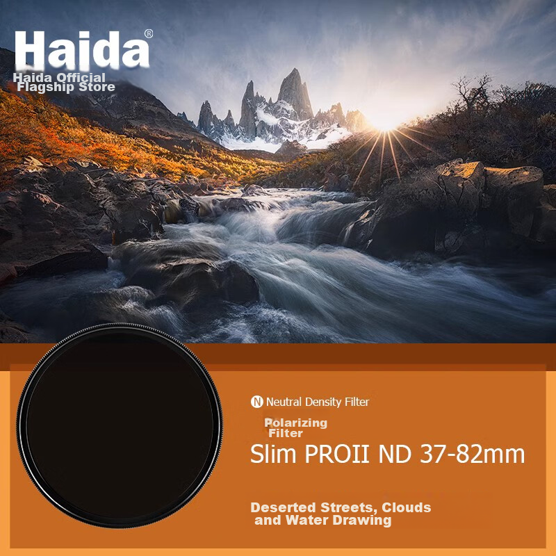 Haida Slim PROII Series 72mm Neutral Density Filter ND3.0 (1000x), Multi-Coated...