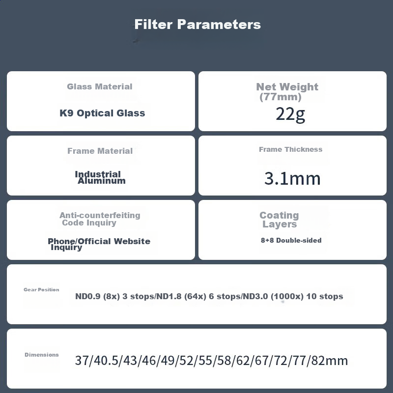 Haida Slim PROII Series 72mm Neutral Density Filter ND3.0 (1000x), Multi-Coated...