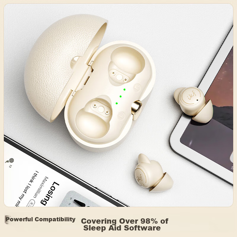 iKF Moon Pro In-Ear Sleep Bluetooth Headphones, Wireless, Asmr Sleep Beans, for...