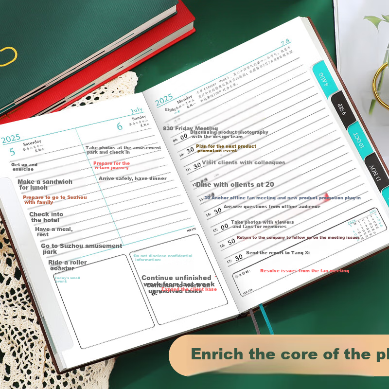 Falamon 2025 Time Management Efficiency Handbook for College Students 365 Days O...