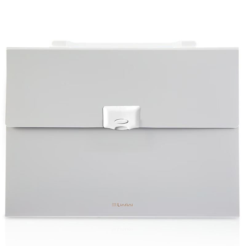 Deli Leshu Series 13-Compartment A4 Handheld File Folder, Accordion File, Multi-...