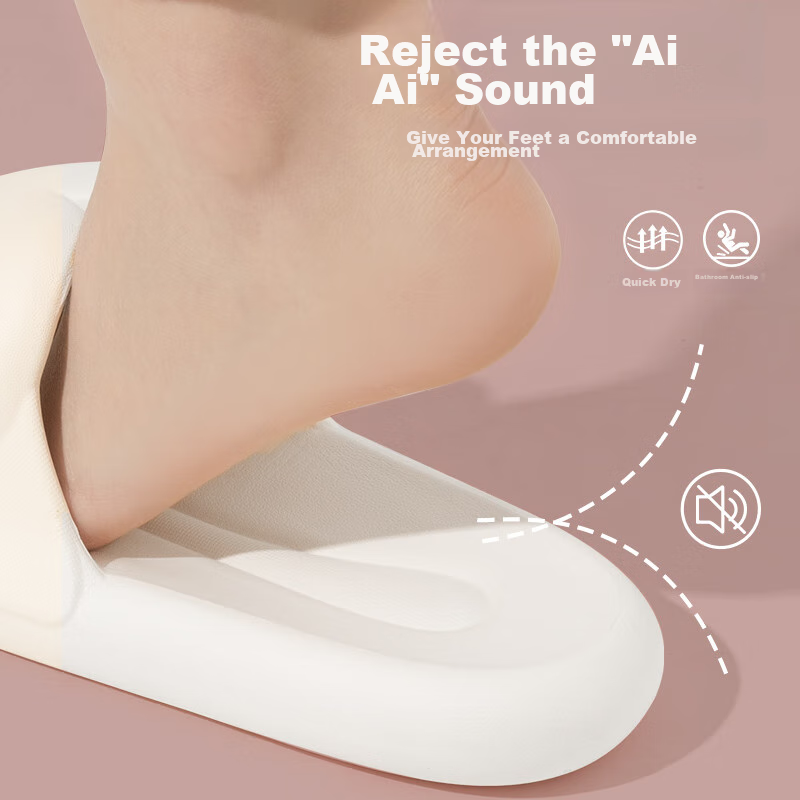 IQGD Women's Slippers, Outdoor And Indoor Use, Thick Soft Sole, Bathroom Shower...