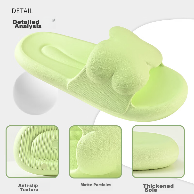 IQGD Women's Slippers, Outdoor And Indoor Use, Thick Soft Sole, Bathroom Shower...