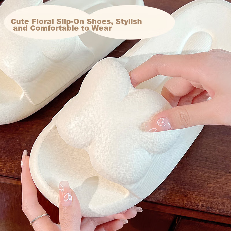 IQGD Women's Slippers, Outdoor And Indoor Use, Thick Soft Sole, Bathroom Shower...