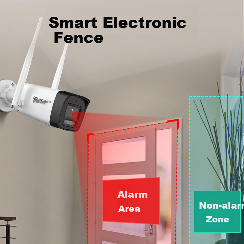 HIKVISION 4G Lifetime Free Traffic Wireless Camera 4 Million Pixels Wire-Free 1-...