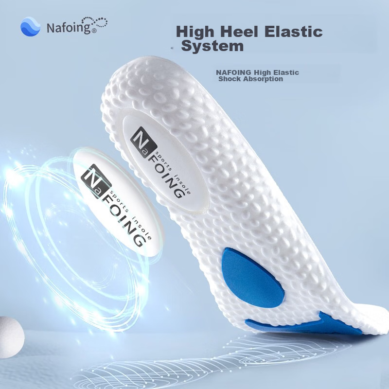 IQGD Men's Sports Insoles, Shock-Absorbing, Soft And Elastic, Odor-Resistant, Br...