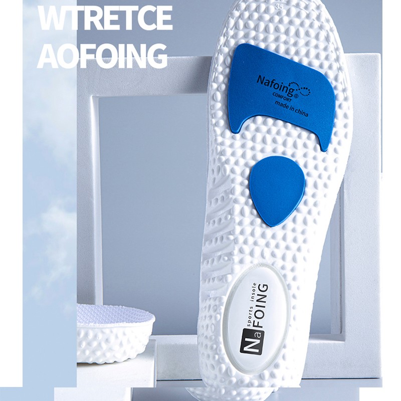 IQGD Men's Sports Insoles, Shock-Absorbing, Soft And Elastic, Odor-Resistant, Br...