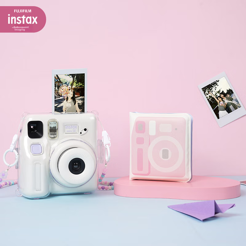 INSTAX Fuji Instax Instant Camera, One-Step Imaging Camera, MiniSE (Upgraded Ver...