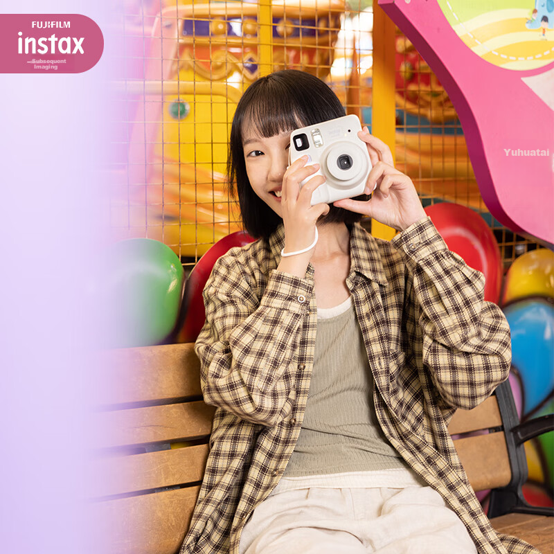 INSTAX Fuji Instax Instant Camera, One-Step Imaging Camera, MiniSE (Upgraded Ver...