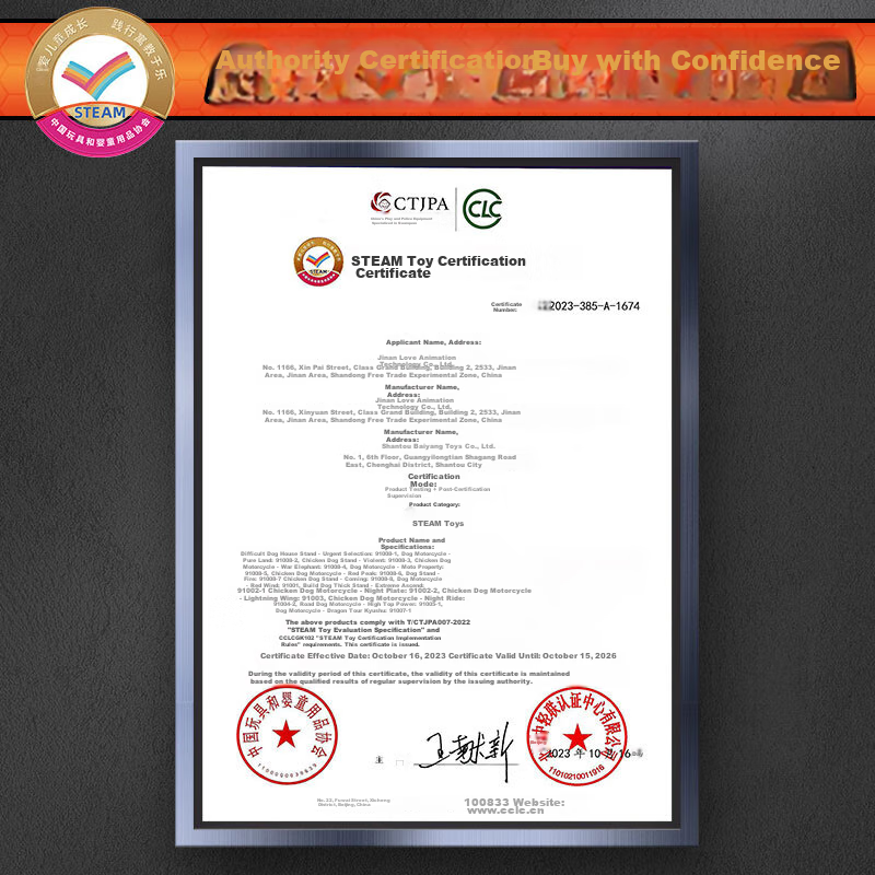 iDoon Fierce Dog Motorcycle Racing Car Boys' Birthday Toy Set, Pull-Back Inertia...