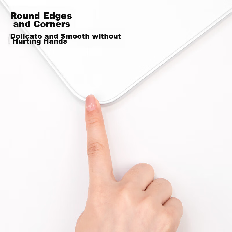 Deli 40*30cm Silver Desktop Handheld Whiteboard, Erasable Single-Sided Desktop W...