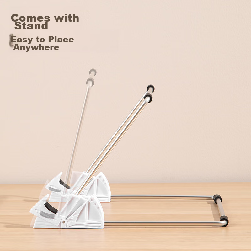 Deli 40*30cm Silver Desktop Handheld Whiteboard, Erasable Single-Sided Desktop W...