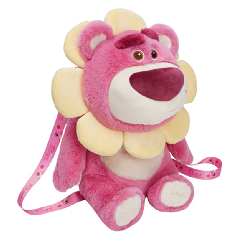 Disney Flower Fairy Strawberry Bear Crossbody Bag Plush Doll Ornament, Gift for...