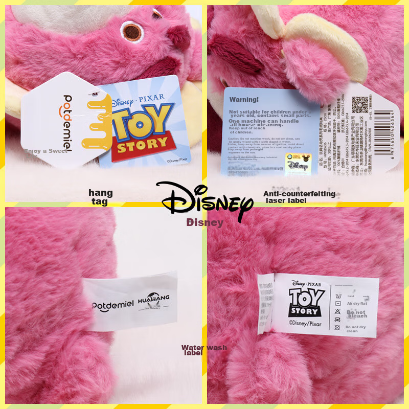 Disney Flower Fairy Strawberry Bear Crossbody Bag Plush Doll Ornament, Gift for...