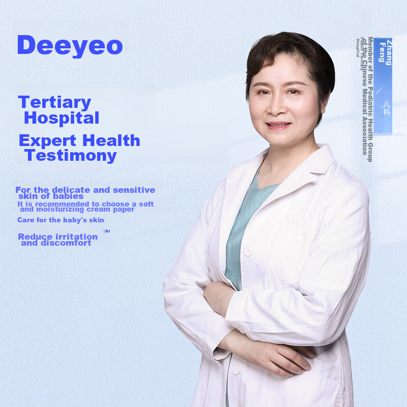 Deyou Cream Tissue, 3-Ply, 100 Sheets*30 Packs, Cloud-Soft Wipes, Baby Moisturiz...