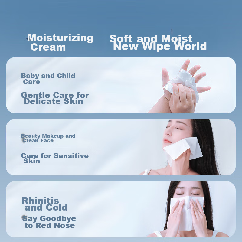 Deyou Cream Tissue, 3-Ply, 100 Sheets*30 Packs, Cloud-Soft Wipes, Baby Moisturiz...