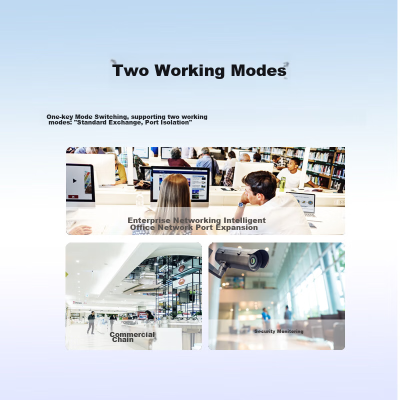 H3C 8-Port Gigabit Switch, Unmanaged Enterprise-Grade Switch, Monitoring Network...