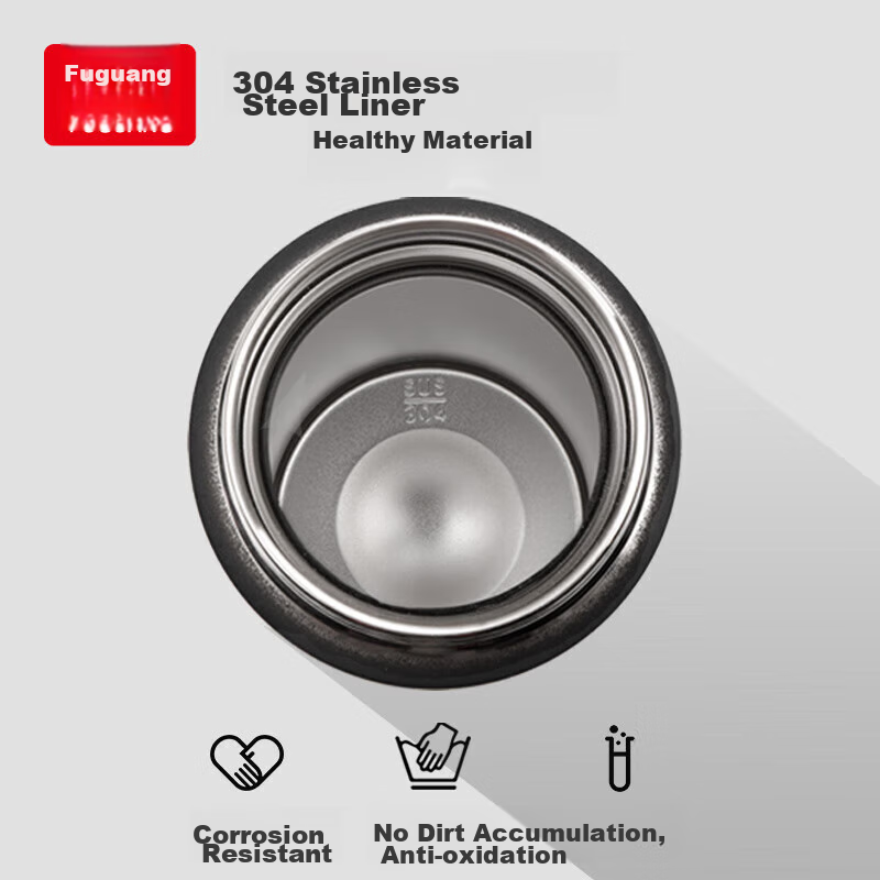 Fuguang Insulated Mug, 304 Stainless Steel Tea Cup, Vacuum Business Cup, Large C...