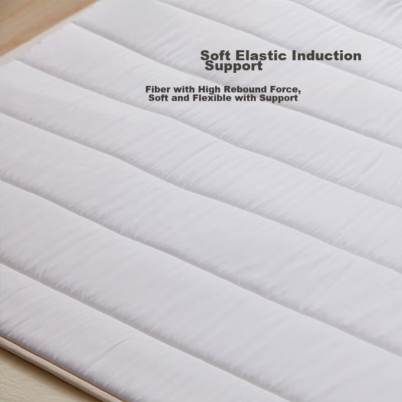 Fuanna Mattress, Pure Cotton High-Elastic Support Tatami Mat, Foldable Protectiv...