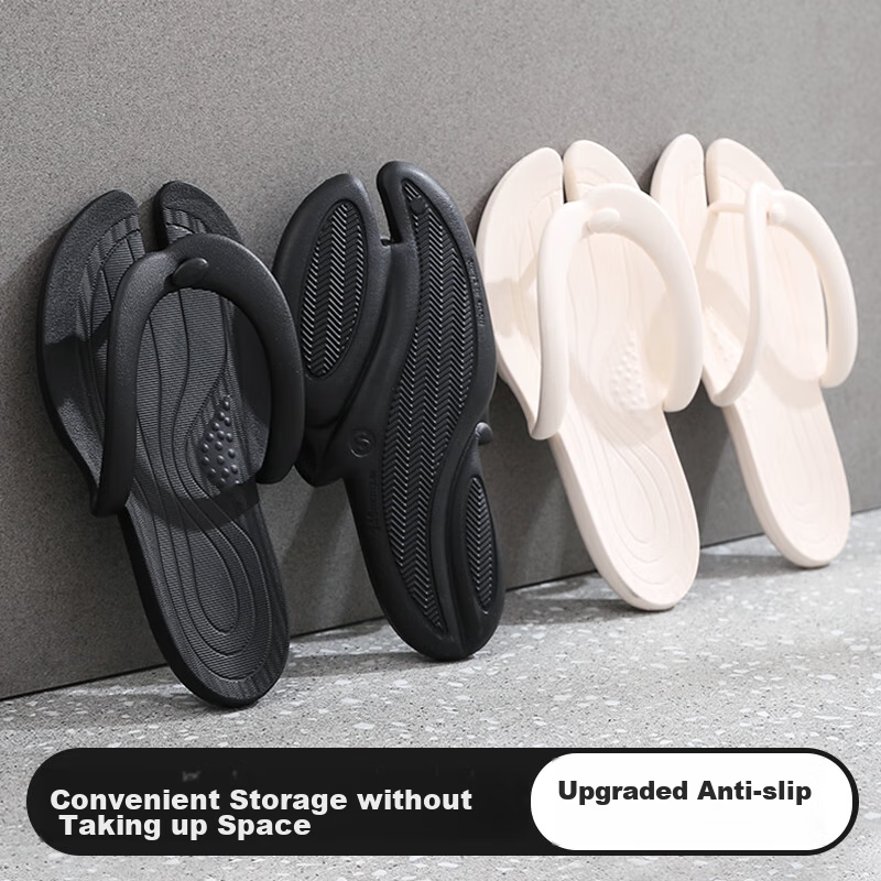 GUOLUOFEI Foldable Travel Slippers Men Portable Summer Swimming Business Trip Wo...