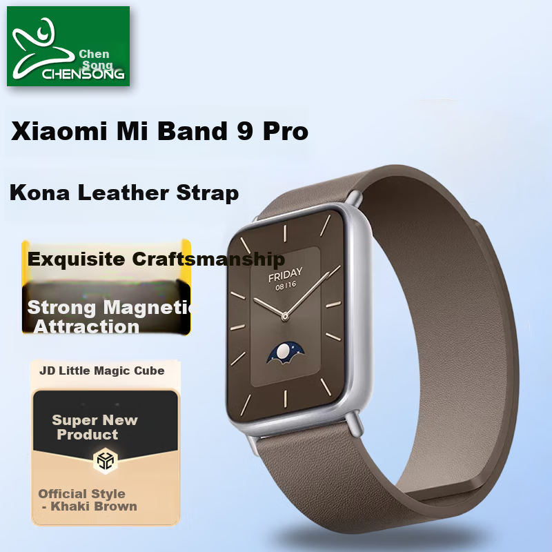 CHENSONG Magnetic Absorption Watch Band for Xiaomi Mi Band 9 Pro, Smart Sports W...
