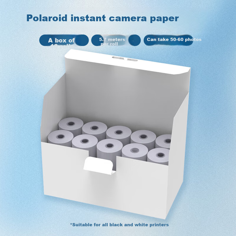 Disney Instant Print Camera Paper, 10 Rolls per Box, 5.7 meters per Roll (Width...