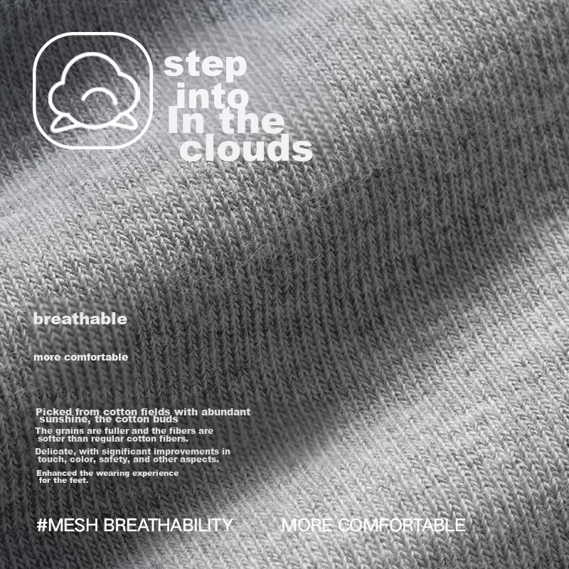 HLA [Six Pairs] Men's Socks, Mid-Calf, Pure Cotton, Antibacterial, Breathable, A...