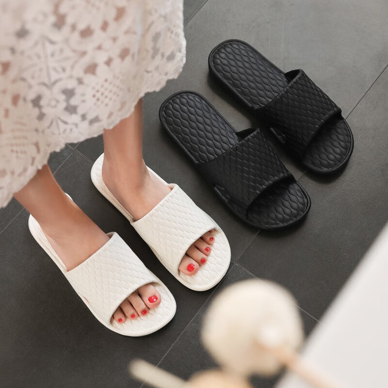 GUOLUOFEI  Home Slippers Indoor Anti-Slip Bath Shower Floor Flat Bottom Couple S...