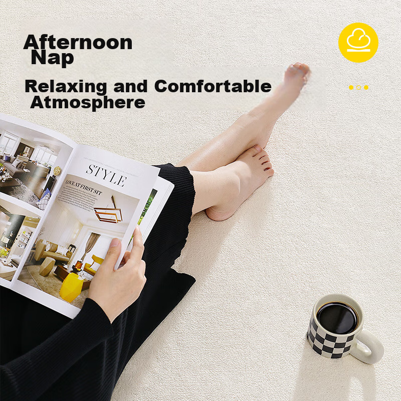 Dajiang Carpet for Living Room, Sofa And Coffee Table Rug, Cream Style Bedroom C...