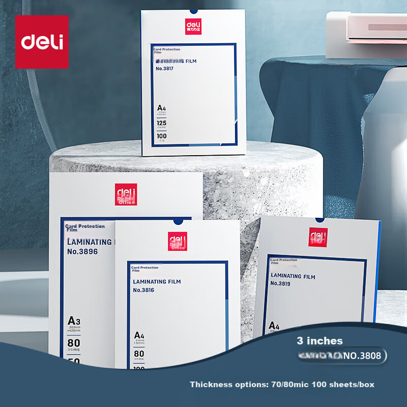 Deli 3808 Laminator, Laminating Machine, Laminating Film, High-Quality Specializ...