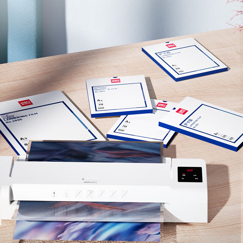 Deli 3808 Laminator, Laminating Machine, Laminating Film, High-Quality Specializ...