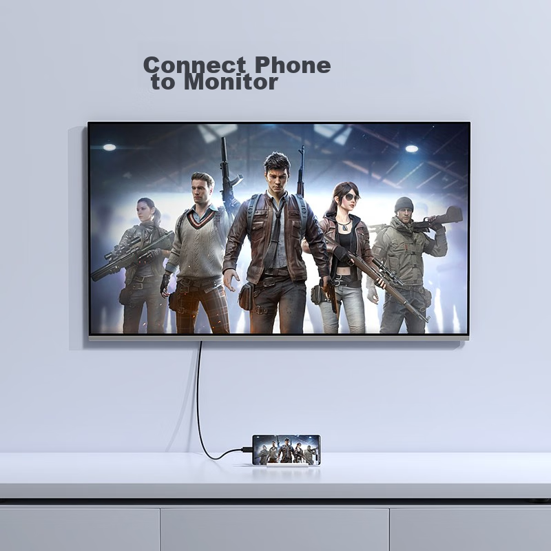 Biaze Micro HDMI to HDMI Adapter Cable, HDMI 2.0 Version, 4K 60Hz High-Definitio...