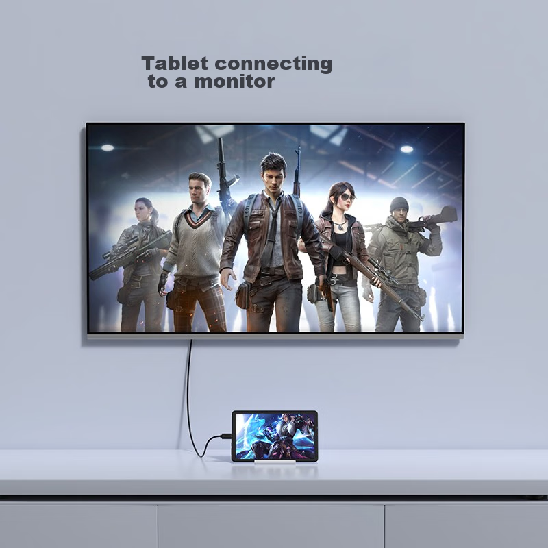 Biaze Micro HDMI to HDMI Adapter Cable, HDMI 2.0 Version, 4K 60Hz High-Definitio...