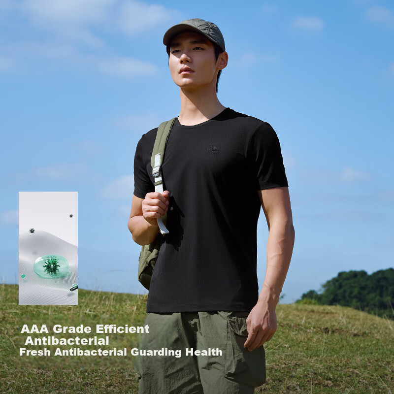 Pelliot Outdoor Short Sleeve T-shirt with TORAY® Antibacterial Quick-drying Fabr...