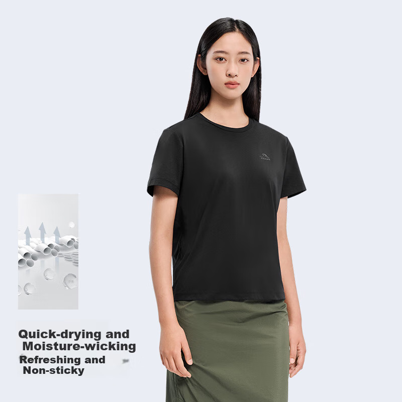 Pelliot Outdoor Short Sleeve T-shirt with TORAY® Antibacterial Quick-drying Fabr...