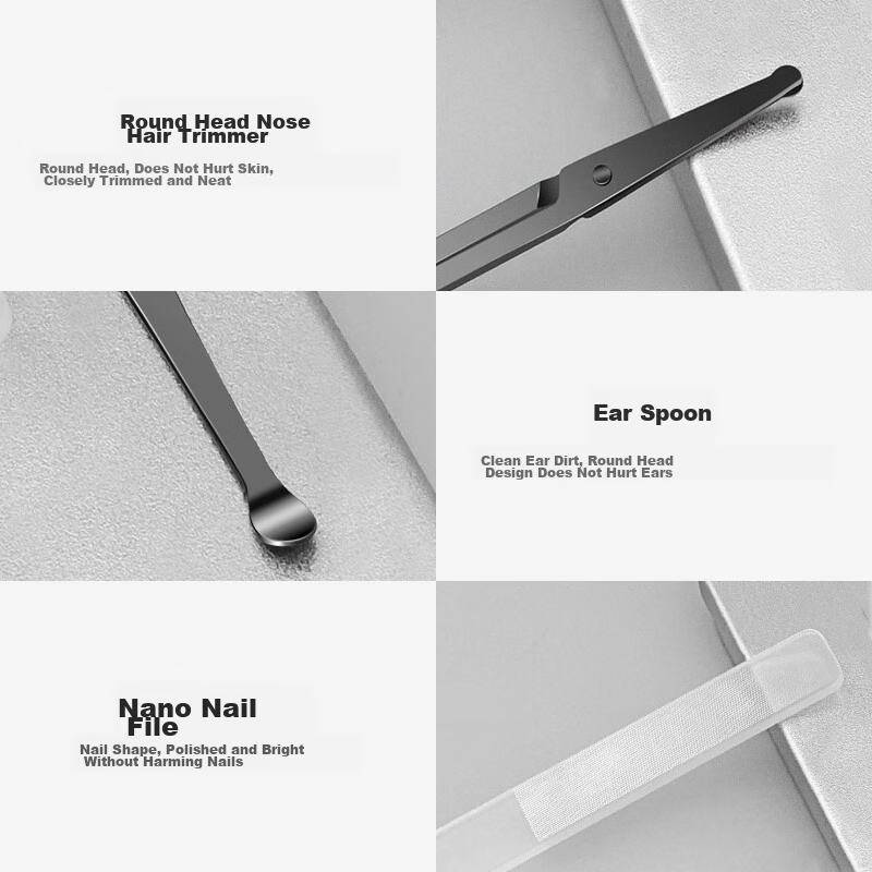 CIIYIIMEN Sharp And Durable Nail Clipper Set, Complete Tool Kit Including Nail C...