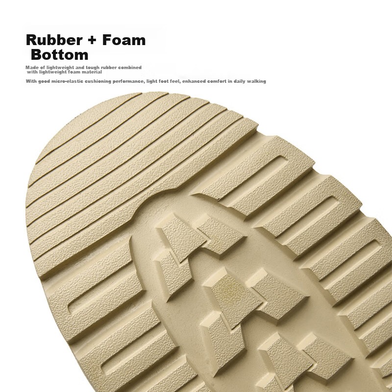 HLA Men's Casual Work Shoes H061 Black (Breathable Style) Size 40