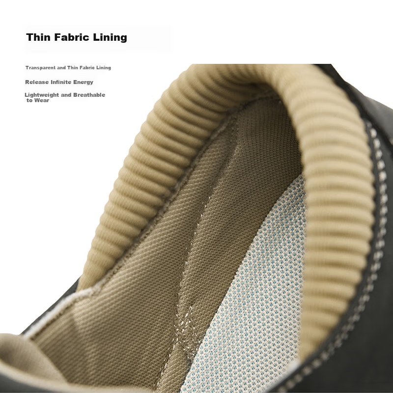 HLA Men's Casual Work Shoes H061 Black (Breathable Style) Size 40