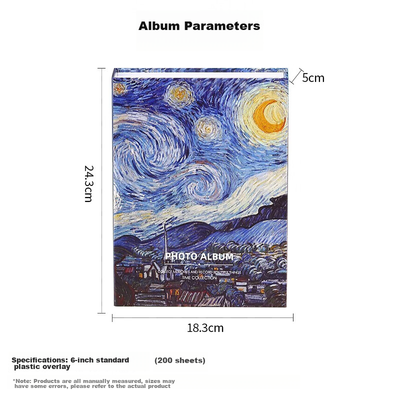 [Lowest Price Online] Ouliwen 6-Inch 200-Page Insert-Style Oil Painting Storage...