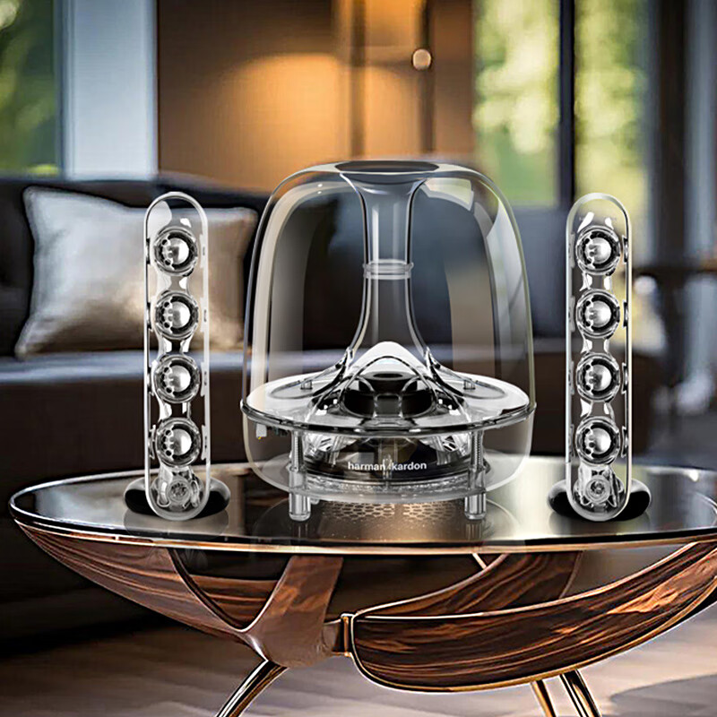 Harman Kardon Crystal III Speaker, Desktop TV Computer Speaker, Indoor Multimedi...