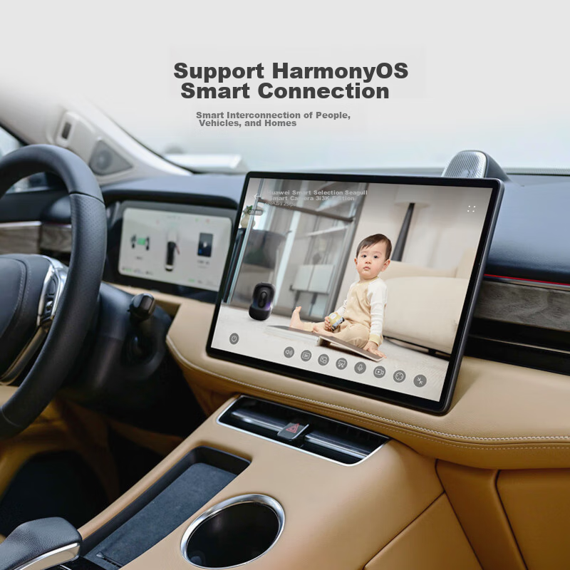 Haique 5 Million Ultra HD Camera, Home 3K Small Monitor, 360-Degree Coverage, Ni...