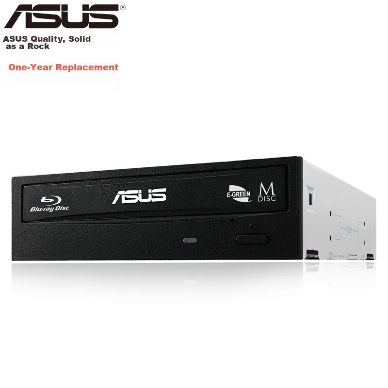 ASUS 16x Speed SATA Blu-Ray Disc Burner, Black (BW-16D1HT)