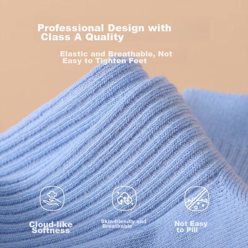 Hongdou Children's Socks, Boys And Girls All-Season Socks, Sports Cotton Socks,...