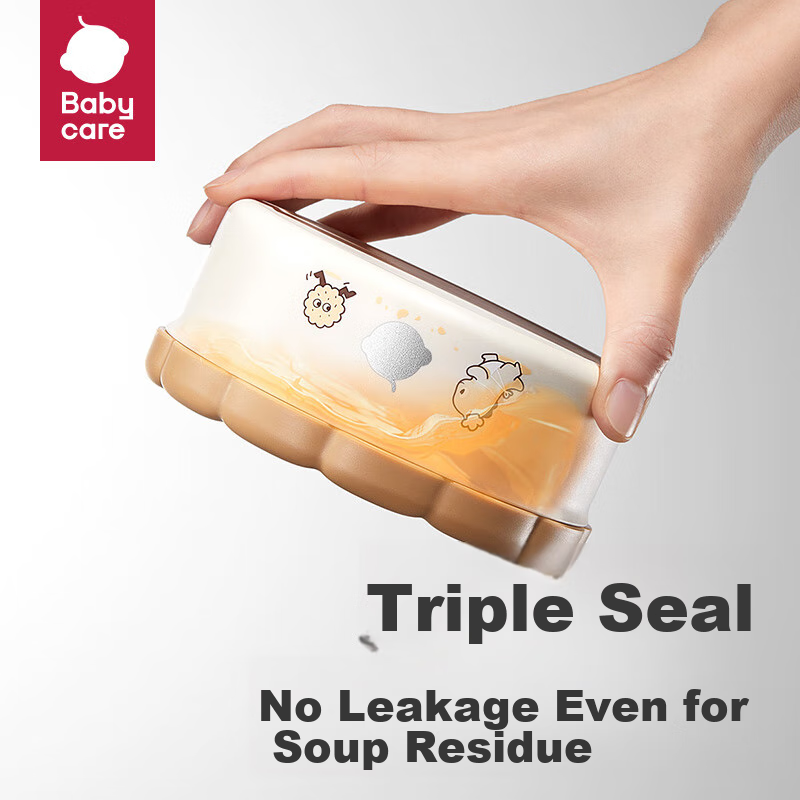 Babycare Portable Baby Food Bowl Set with Utensils, Travel Bowl, Fork, Spoon, Th...