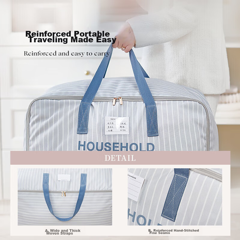 EACHY Quilt Storage Bag, Moving Bag, Clothes And Quilt Luggage Organizer, Waterp...