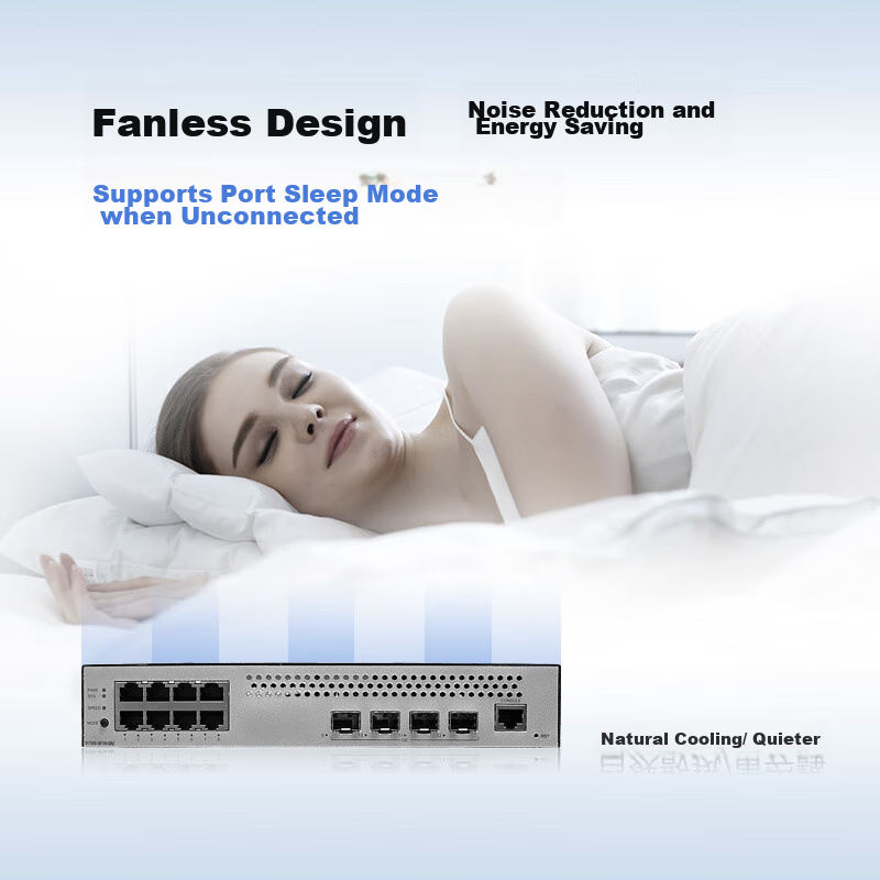 Huawei S1730S-S8T4S Gigabit Switch, 8 Gigabit Electrical Ports + 4 Gigabit Optic...